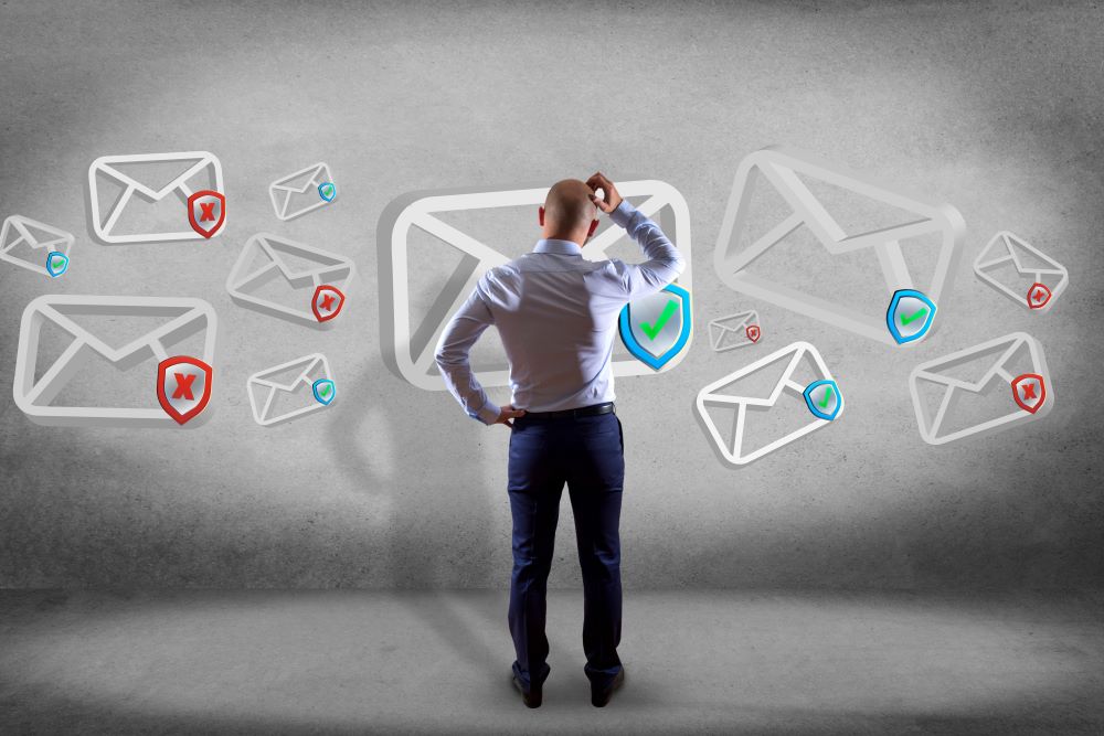 Emails qui peuvent devenir des spams