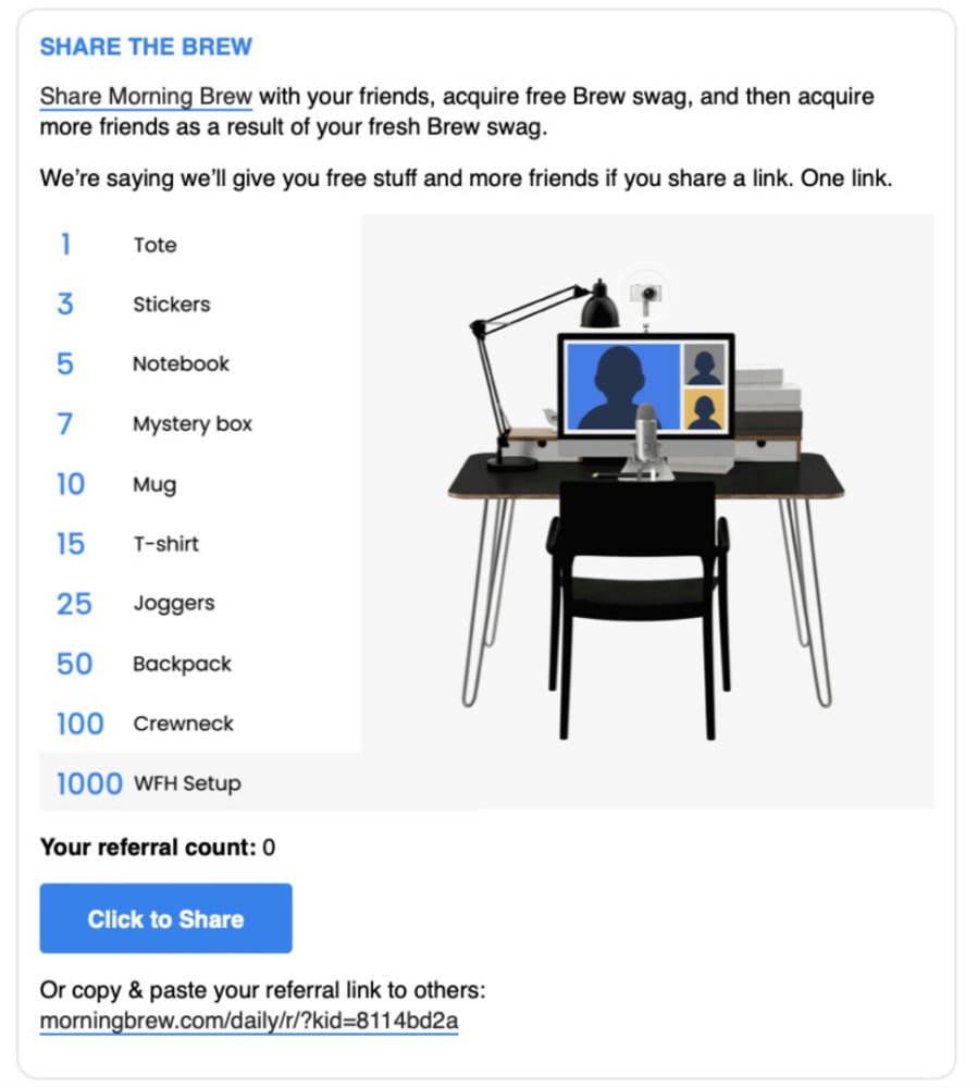 Design de newsletter épuré avec éléments visuels attractifs