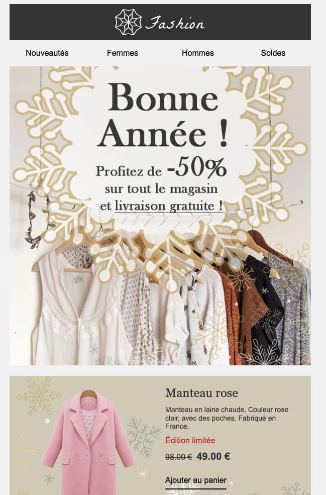 newsletter de bonne année